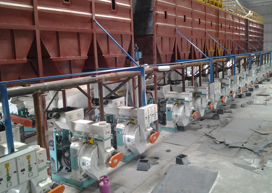 16台508木屑颗粒机