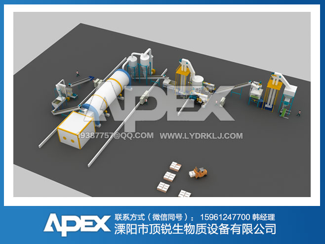 大型生物质颗粒生产线